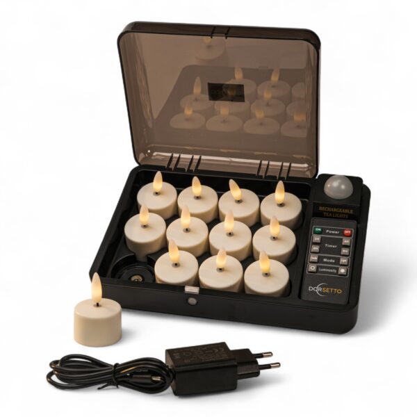 Realistiske genopladelige fyrfadslys