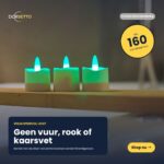 Seks vandtætte, genopladelige RGB-LED-tealights med fjernbetjening giver sikker, røgfri stemningsbelysning i op til 160 timer. Perfekt til at skabe stemning – køb nu!.
