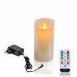 oplaarbaare kaars met afstandbeding en oplaader