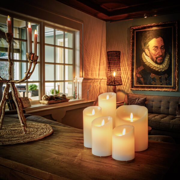 Duurzame inrichting hotels led waxkaarsen